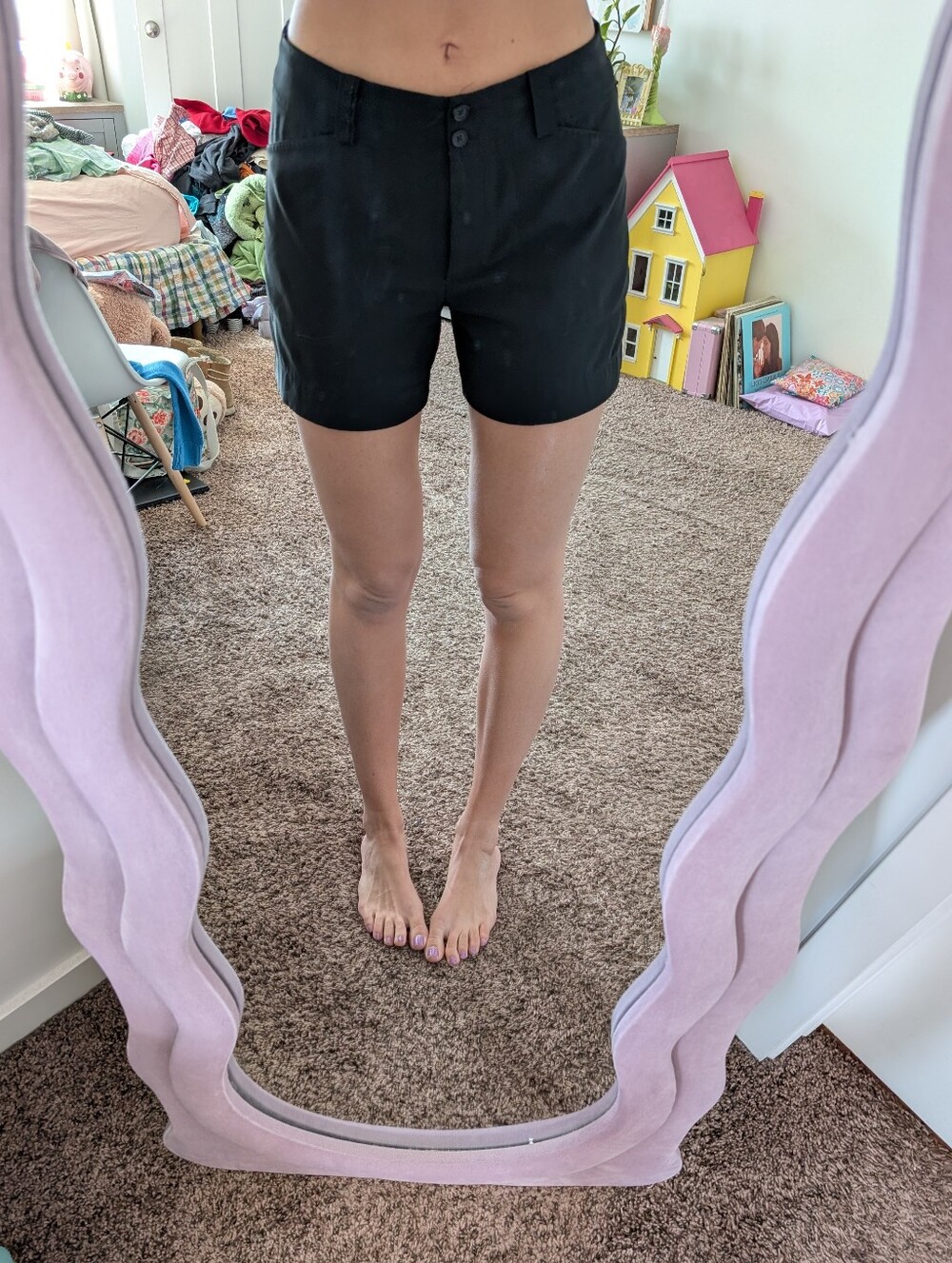 Nike Pro Black Women's Tailored Golf Shorts Size Medium